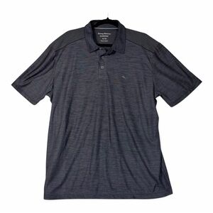 Tommy Bahama Heathered Charcoal IslandZone Polo Men’s Size XL